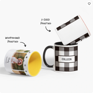 11Oz. Accent Ceramic Custom Mugs
