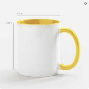 11Oz. Accent Ceramic Custom Mugs
