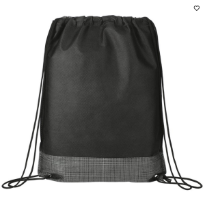 Cross Weave Non-Woven Drawstring Bag - 1200