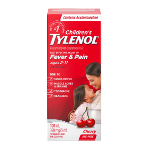 Tylenol Children's Liquid Suspension Dye Free Cherry