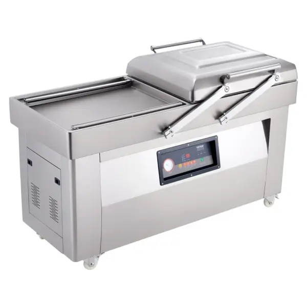 VEVOR Chamber Vacuum Sealer, 1200W Sealing Power, Vacuum Packing Machine for Wet Foods, Meats, Marinades and More, Compact Size with 23.6 in Sealing Length, Applied in Home Kitchen and Commercial Use
