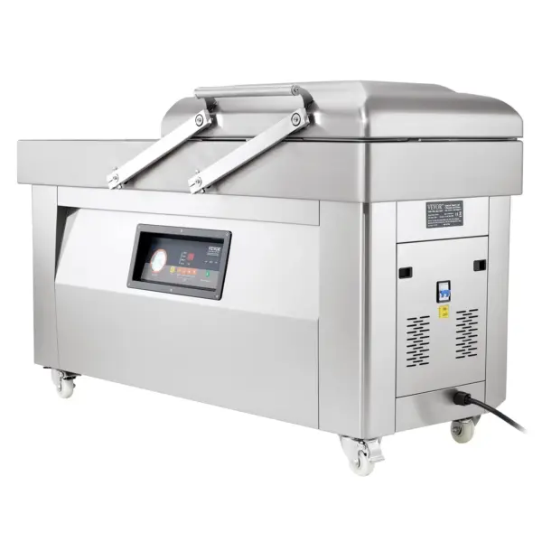 VEVOR Chamber Vacuum Sealer, 1200W Sealing Power, Vacuum Packing Machine for Wet Foods, Meats, Marinades and More, Compact Size with 23.6 in Sealing Length, Applied in Home Kitchen and Commercial Use