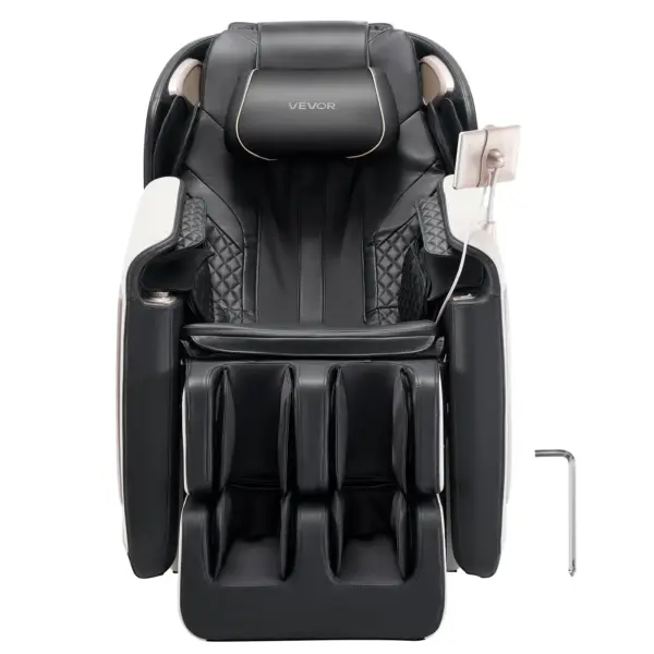 VEVOR Full Body Massage Chair, 3D Zero Gravity Recliner with SL Track, 18 Auto Modes, Heat, Foot Rollers, Armrest Control, LCD Display, 36 Airbags, Retractable Footrest