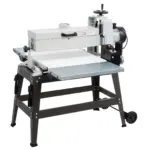 VEVOR 22" Drum Sander with Stand & Extension Tables, 1.75HP 1440RPM Dual Motor Drum Sander for Woodworking - Variable Speed Conveyor Belt, 4" Dust Collection Port for Cabinet & Furniture Finishing