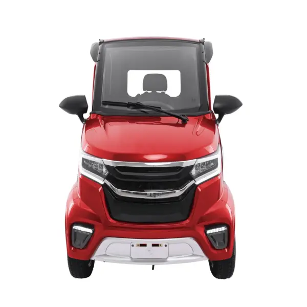 VEVOR 4-Wheel Enclosed Mobility Scooter for Seniors Adults, 660lbs Capacity, 3-Seater 2000W Electric Recreational Mobility Scooter 45 Miles Long Range, Remote Unlock, All-Terrain for Touring Shopping