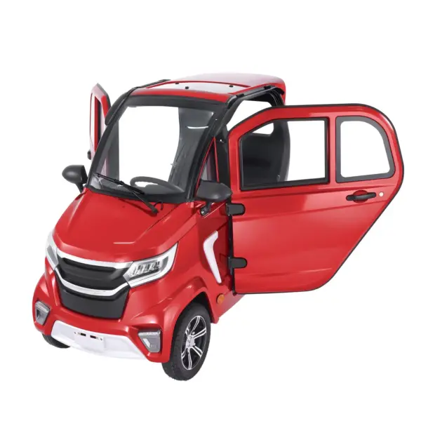 VEVOR 4-Wheel Enclosed Mobility Scooter for Seniors Adults, 660lbs Capacity, 3-Seater 2000W Electric Recreational Mobility Scooter 45 Miles Long Range, Remote Unlock, All-Terrain for Touring Shopping