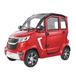 VEVOR 4-Wheel Enclosed Mobility Scooter for Seniors Adults, 660lbs Capacity, 3-Seater 2000W Electric Recreational Mobility Scooter 45 Miles Long Range, Remote Unlock, All-Terrain for Touring Shopping