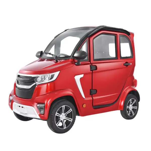 VEVOR 4-Wheel Enclosed Mobility Scooter for Seniors Adults, 660lbs Capacity, 3-Seater 2000W Electric Recreational Mobility Scooter 45 Miles Long Range, Remote Unlock, All-Terrain for Touring Shopping