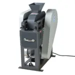 VEVOR Rock Crusher, 220V Double Roller Crushers, Industrial Shredder with 2.56x0.59 inch Dual Feed Inlets, 1740RPM Speed Stone Grinder Rock Crusher, 1.5KW Electric Shatter Pulverizer, 860kg/h Crushing