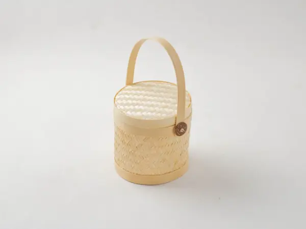 Mini Bamboo Basket