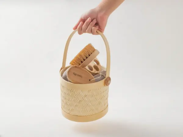 Mini Bamboo Basket