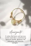 "Marquise" | 18K Natural Crystals Hand Wired Adjustable Ring