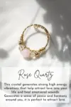 "Marquise" | 18K Natural Crystals Hand Wired Adjustable Ring
