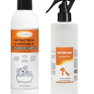 Lime Sulfur Pet Shampoo and Spray (8 oz each)