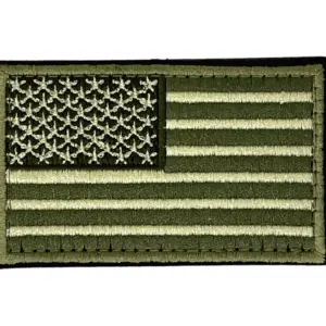 Tactical USA Flag Patch with Detachable Backing