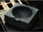 Whiskey Stones Gift Set with Cigar Cutter & Cigar Ashtray
