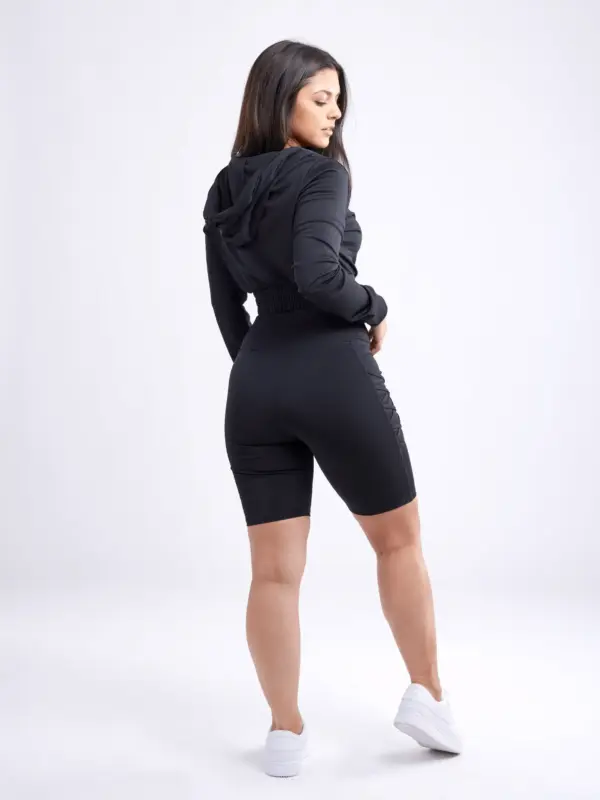JupiterGear Athletic Zip-Up Crop Hoodie Jacket