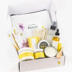 Citrus Care Package, Handmade Natural Bath and Body Gift Box