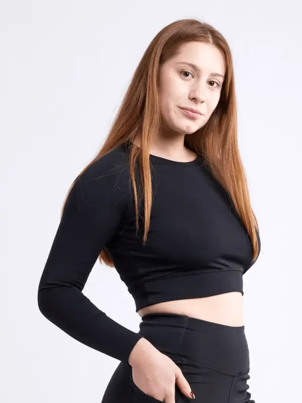 JupiterGear Long-Sleeve Crop Top