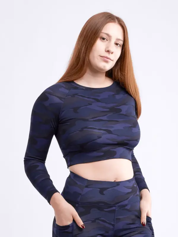 JupiterGear Long-Sleeve Crop Top