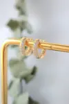 "Lorena" | 24K CZ Hoops