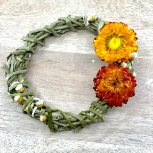 Summer Harvest, Sweetgrass Wreath Ornaments, 4