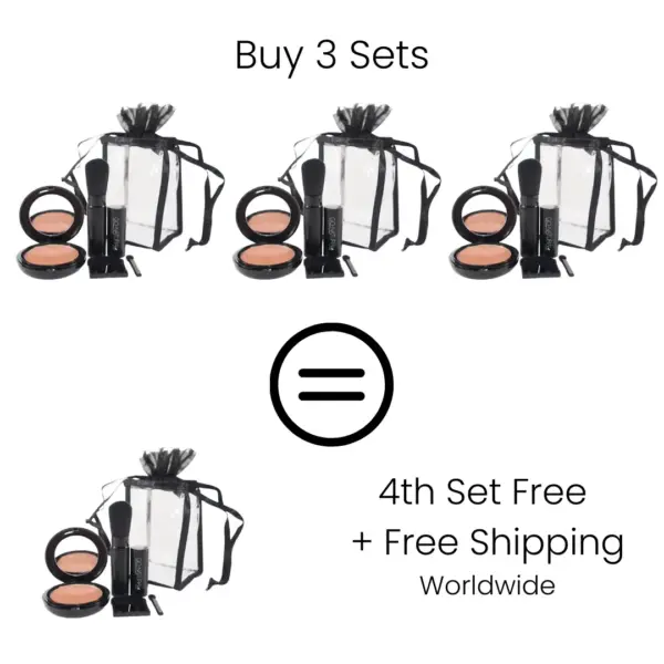 GO NATURAL ALL-IN-ONE Powder - Travel Gift Set
