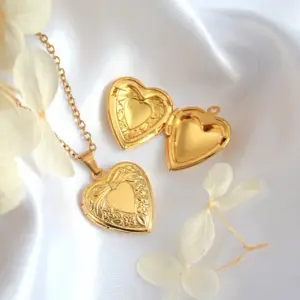 "Cherie" | 18K Heart Locket Necklace