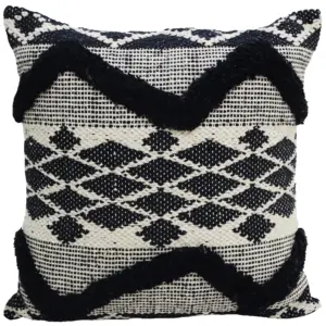 Decorative Tufted Chevron Pillow 20"x20" for Couch