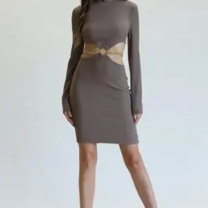 Pam - Cutout Waist With O Ring Dress