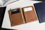 Unstitched Leather Twofold Wallet