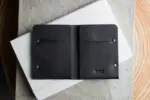 Unstitched Leather Twofold Wallet