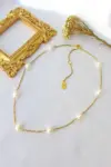 "Brunella" | 24K Baroque Freshwater Pearl Choker