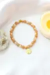 Sunstone Elastic Bracelet | 24K Lotus Flower