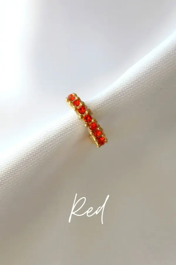 "Rainbow Dust" | 18K Ear Cuff ( 1 piece )
