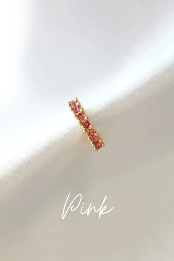 "Rainbow Dust" | 18K Ear Cuff ( 1 piece )