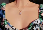 "Diamond Sunflower" | 18K Necklace