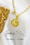 Zodiac Sign & Birthstone | 18K Necklace