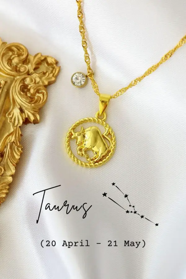 Zodiac Sign & Birthstone | 18K Necklace