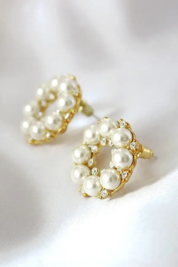 "Baroque Pearls" | 18K Stud Earrings