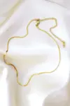 18K Flat Chain Choker