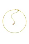 18K Flat Chain Choker