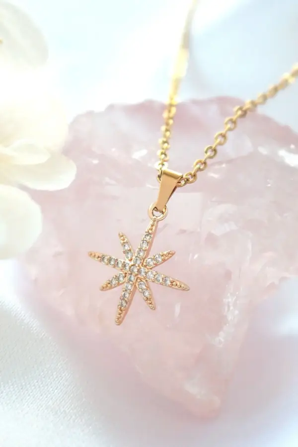 24K Polaris Star Necklace