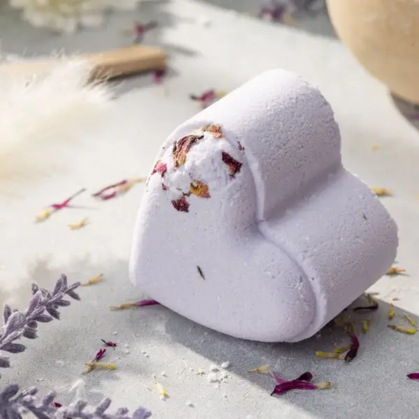 Set of 5 Heart Shaped Shower Steamers Package - in a Gift Box - Can be personalized