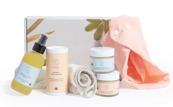 Organic full care new baby gift set welcome little one