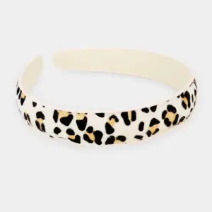 Leather and Fur Headband