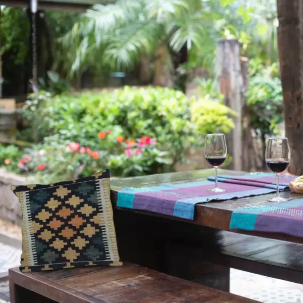 Kilim Handwoven Barley Corn Cushion Cover