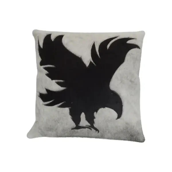 Cowhide Leather Moon Mist Cushion Cover