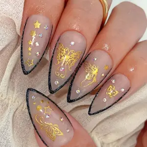"Fairy Garden" | Reflective Press On Nails Set