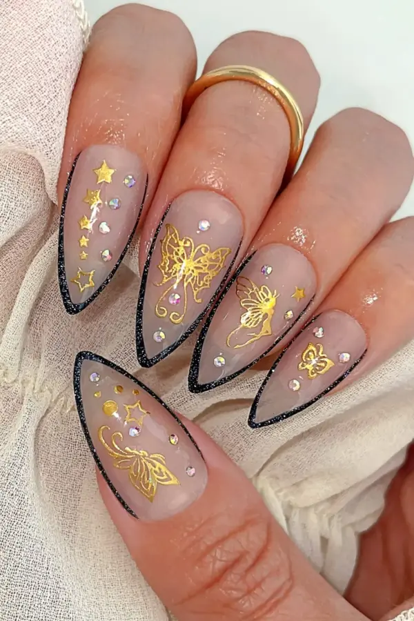 "Fairy Garden" | Reflective Press On Nails Set